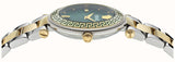 Versace Reve Analog Green Dial Two Tone Steel Strap Watch for Women - VE8B00524 Authentic Buy Shop Now