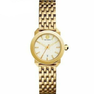 Tory Burch Whitney White Dial Gold Steel Strap Watch for Women - TBW8000 Authentic Buy Shop Now