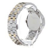 Tory Burch Classic Chronograph White Dial Two Tone Steel Strap Watch for Women - TBW1034 Authentic Buy Shop Now
