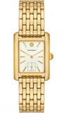 Tory Burch Eleanor White Dial Gold Steel Strap Watch for Women - TBW1060 Authentic Buy Shop Now