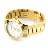 Tory Burch Collins White Dial Gold Steel Strap Watch for Women - TBW1300 Authentic Buy Shop Now