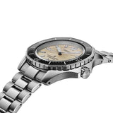 Seiko Prospex Polygonal Divers Automatic Pearl White Dial Silver Steel Strap Watch for Men - SPB481J1 Authentic Buy Shop Now