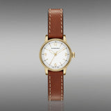 Burberry The Utilitarian White Dial Brown Leather Strap Watch for Women - BU7865 Authentic Buy Shop Now