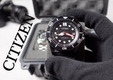 Citizen Mechanical Automatic Black Dial Black Rubber Strap Watch for Men - NJ0125-11E Authentic Buy Shop Now