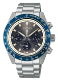 Seiko Prospex Speedtimer Solar Chronograph Grey Dial Silver Steel Strap Watch for Men - SSC939 Authentic Buy Shop Now