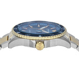 Emporio Armani World Explorer Blue Dial Two Tone Steel Strap Watch for Men - AR11682 Authentic Buy Shop Now
