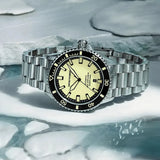 Emporio Armani Sea Explorer Yellow Dial Silver Steel Strap Watch for Men - AR60083 Authentic Buy Shop Now