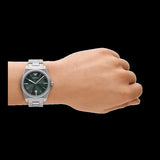 Emporio Armani Frederico Analog Green Dial Silver Steel Strap Watch for Men - AR11621 Authentic Buy Shop Now