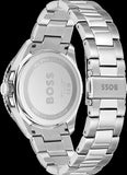Hugo Boss Runner 3H Black Dial Silver Steel Strap Watch for Men - 1514210 Authentic Buy Shop Now