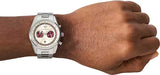 Emporio Armani Racer Chronograph White Dial Silver Steel Strap Watch for Men - AR11645 Authentic Buy Shop Now