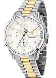 Maserati Sorpasso Chronograph White Dial Two Tone Steel Strap Watch for Men - R8873624003 Authentic Buy Shop Now