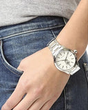 Tory Burch Collins White Dial Silver Steel Strap Watch for Women - TBW1301 Authentic Buy Shop Now