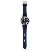 Emporio Armani World Explorer Chronograph Blue Dial Blue Silicone Strap Watch for Men - AR11696 Authentic Buy Shop Now