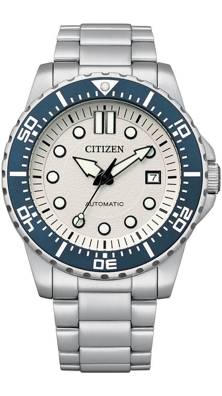 Citizen Mechanical Automatic White Dial Silver Steel Strap Watch for Men - NJ0171-81A Authentic Buy Shop Now