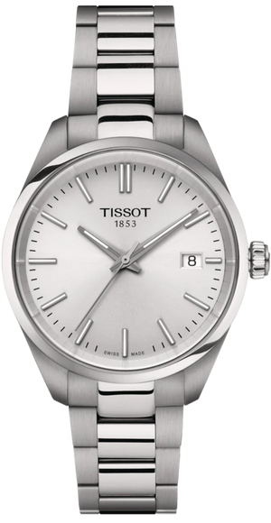 Tissot PR 100 Quartz Silver Dial Silver Steel Strap Watch for Women - T150.210.11.031.00 Authentic Buy Shop Now