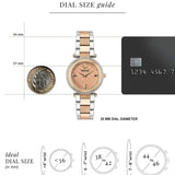 Versace Reve Analog Rose Gold Dial Two Tone Steel Strap Watch for Women - VE8B00424 Authentic Buy Shop Now