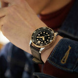 Citizen Mechanical Automatic Black Dial Black Leather Strap Watch for Men - NJ0176-10E Authentic Buy Shop Now