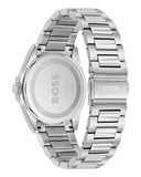 Hugo Boss Strike Red Dial Silver Steel Strap Watch for Men - 1514174 Authentic Buy Shop Now