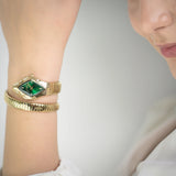Just Cavalli Cristallo Green Dial Gold Steel Strap Watch for Women - JC1L307M0035 Authentic Buy Shop Now