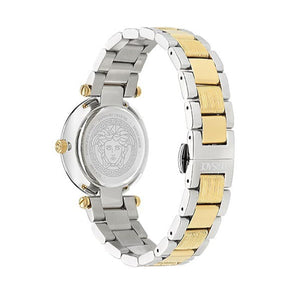 Versace Reve Analog White Dial Two Tone Steel Strap Watch for Women - VE8B00724 Authentic Buy Shop Now