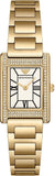 Emporio Armani Genni Crystals Mother of Pearl Dial Gold Steel Strap Watch for Women - AR11659 Authentic Buy Shop Now