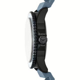 Emporio Armani Sea Explorer Divers Blue Dial Blue Silicone Strap Watch for Men - AR11685 Authentic Buy Shop Now