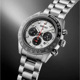 Seiko Prospex Speedtimer Solar Chronograph Silver Dial Silver Steel Strap Watch for Men - SSC911 Authentic Buy Shop Now