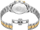 Emporio Armani Racer Chronograph Black Dial Two Tone Steel Strap Watch for Men - AR11678 Authentic Buy Shop Now