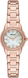 Emporio Armani Mia Mother of Pearl Dial Rose Gold Steel Strap Watch for Women - AR11671 Authentic Buy Shop Now