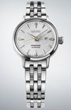 Seiko Presage Cocktail Time Automatic Diamonds White Dial Silver Steel Strap Watch for Women - SRE017J1 Authentic Buy Shop Now