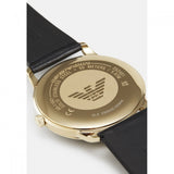 Emporio Armani Minimalist Green Dial Black Leather Strap Watch for Men - AR11601 Authentic Buy Shop Now