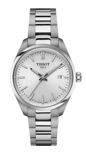 Tissot PR 100 Quartz Silver Dial Silver Steel Strap Watch for Women - T150.210.11.031.00 Authentic Buy Shop Now
