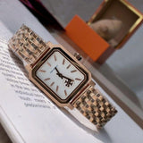 Tory Burch Robinson White Dial Rose Gold Steel Strap Watch for Women - TBW1502 Authentic Buy Shop Now