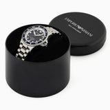 Emporio Armani cBlue Dial Silver Steel Strap Watch for Men - AR60079 Authentic Buy Shop Now