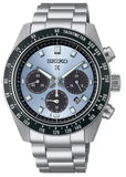 Seiko Prospex Speedtimer 41.4 Solar Chronograph Blue Dial Silver Steel Strap Watch for Men - SSC935 Authentic Buy Shop Now