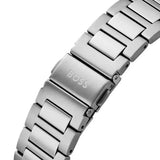 Hugo Boss Strike Chronograph Green Dial Silver Steel Strap Watch for Men - 1514241 Authentic Buy Shop Now
