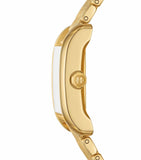 Tory Burch Eleanor White Dial Gold Steel Strap Watch for Women - TBW1060 Authentic Buy Shop Now