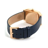 Tory Burch Robinson Quartz Blue Dial Blue Leather Strap Watch for Women - TBW1511 Authentic Buy Shop Now