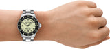 Emporio Armani Sea Explorer Yellow Dial Silver Steel Strap Watch for Men - AR60083 Authentic Buy Shop Now