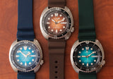 Seiko Prospex US Special Edition King Turtle Automatic Brown Dial Silver Steel Strap Watch for Men - SRPH55 Authentic Buy Shop Now
