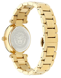 Versace Reve Analog Black Dial Gold Steel Strap Watch for Women - VE8B00624 Authentic Buy Shop Now