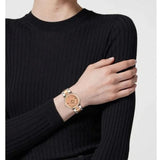 Versace Reve Analog Rose Gold Dial Two Tone Steel Strap Watch for Women - VE8B00424 Authentic Buy Shop Now