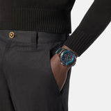 Versace Icon Active Chronograph Black Dial Grey Silicone Strap Watch for Men - VEZ701022 Authentic Buy Shop Now