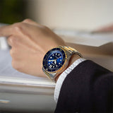 Citizen Mechanical Automatic Blue Dial Two Tone Steel Strap Watch for Men - NJ0174-82L Authentic Buy Shop Now