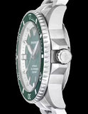 Emporio Armani Sea Explorer Green Dial Silver Steel Strap Watch for Men - AR60080 Authentic Buy Shop Now