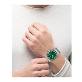 Hugo Boss Candor Green Dial Silver Steel Strap Watch for Men - 1514079 Authentic Buy Shop Now