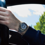 Seiko Prospex Diver Scuba Automatic Blue Dial Silver Steel Strap Watch for Men - SBEJ021 Authentic Buy Shop Now