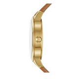 Tory Burch Collins Quartz White Dial Brown Leather Strap Watch for Women - TBW1202 Authentic Buy Shop Now