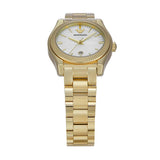Emporio Armani Federica Mother of Pearl White Dial Gold Steel Strap Watch for Women - AR11657 Authentic Buy Shop Now