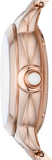 Emporio Armani Mia Meccanico Mother of Pearl Dial Rose Gold Steel Strap Watch for Women - AR60072 Authentic Buy Shop Now